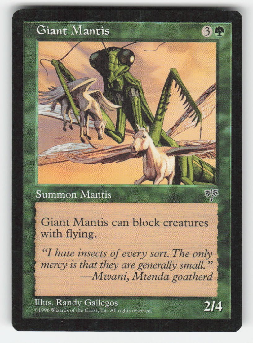 1996 Giant Mantis Mirage MTG