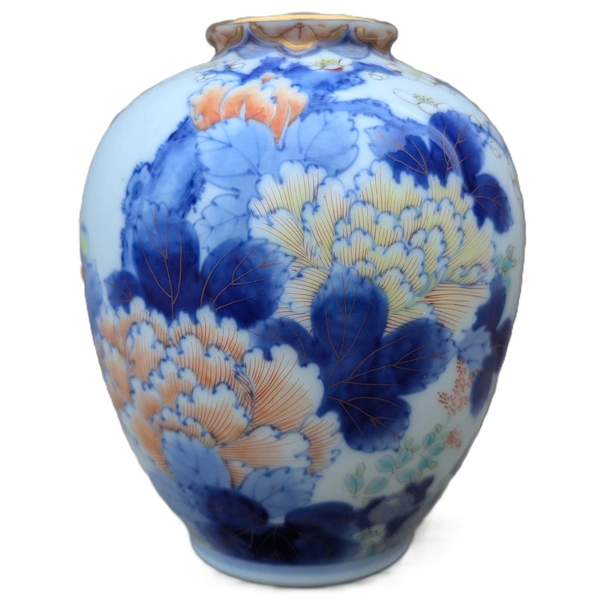 陶瓷蓝色1900-1940 年日本花瓶| eBay