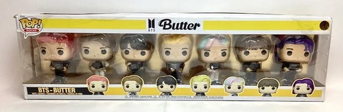FUNKO POP! Rocks BTS-Butter 7 Vinyl Figure Pack Walmart Exclusive In Box
