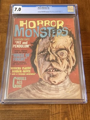 Horror Monsters 2 CGC 7.0 OW/White Pages (Famous Cover- 1961)