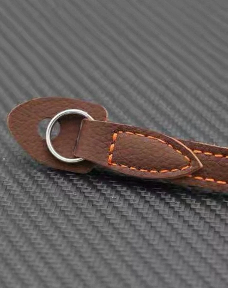 Vintage Handmade Genuine Leather Camera Strap 95cm DSLR Neck Shoulder Strap - Image 4 of 4