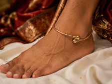 Copper Magnetic Therapy Yoga Unisex Anklet High Power Pain Rare Earth Magnets