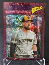 2025 Topps Heritage - Rhys Hoskins #291 Chrome Pink Sparkle Refractor