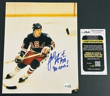 JOHN HARRINGTON In Action 1980 OLYMPICS Auto SIGNED 8x10 Photo TEAM USA *JSA*