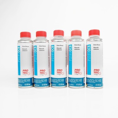 5x PRO TEC OCB Oktanzahlverbesserer 375ml P2191 Oktanbooster 5 Punkte Octan
