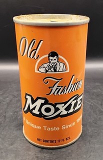(P9) Vintage Soda Pop Can 12 Oz. Empty Old Fashion Moxie