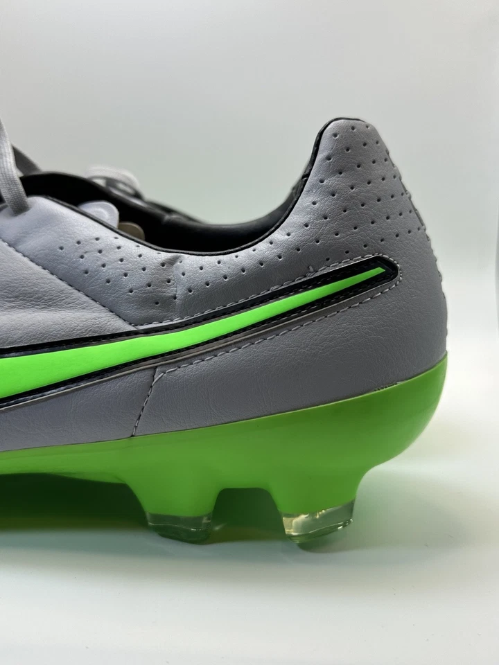Botines de fútbol Nike Tiempo Legacy FG talla 12 para hombre - Wolf/Grey Hypershield ¡NUEVOS CON ETIQUETAS! Foto 4 de 4