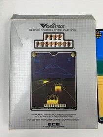 Pole Position Vectrex GCE 1983 - 100% COMPLETE CIB - Box Manual Overlay Tray