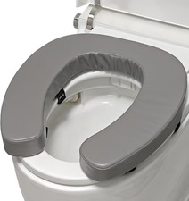 Toilet Seat Cushion with 2-Inch High-Density Foam,Toilet Seat Riser-Suitable for