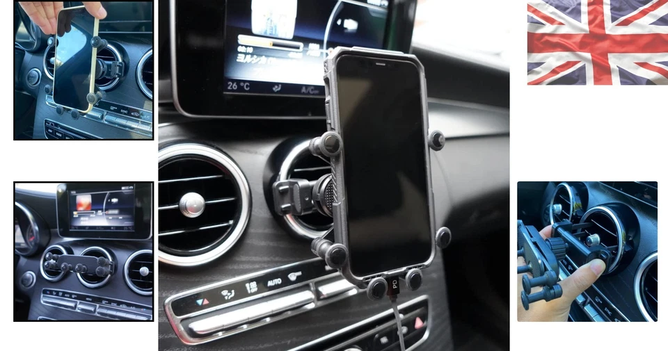 Smartphone Holder for Vent - Perfect Fit for Mercedes-Benz & Mini Cooper Owners - Image 2 of 4