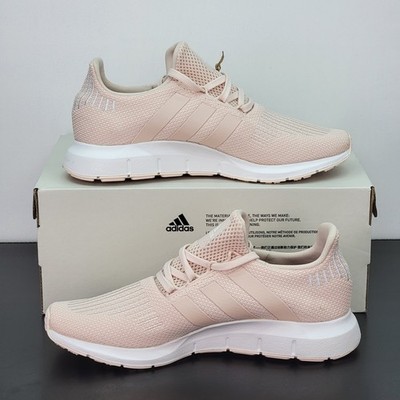 Adidas Swift Run Women's Size 7 Athletic Shoes Pink Peach Casual Sneakers |  eBay