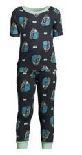 Boy's Size 4 Pajama Set Batman Short Sleeve Shirt and Pants Cotton