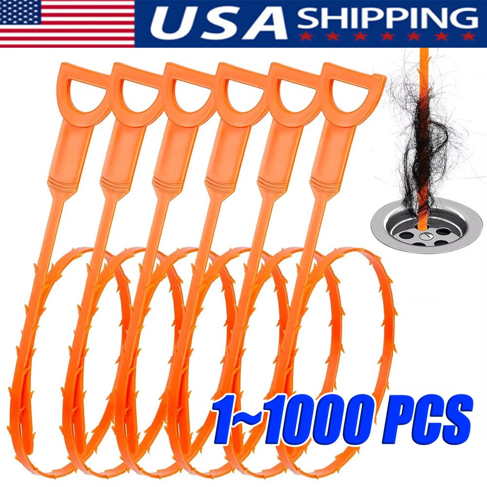Drain Hair Catcher 20 Inch Drain Snake Shower Drain Hair Trap Clog Remover Lot