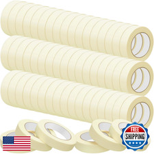 Fainne Masking Tape Bulk General Purpose Painting Tape 55 Yards, 60 Rolls