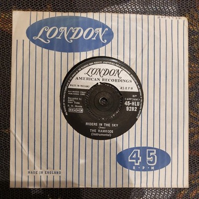 THE RAMRODS : RIDERS IN THE SKY/ZIG ZAG ''7'' VINYL SINGLE**VGC