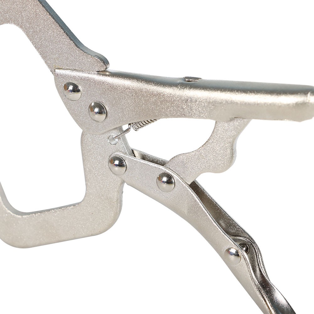 5 Pcs Swivel Pad Locking C-Clamp Locking Pliers 6 Inch With Entrained Gasket