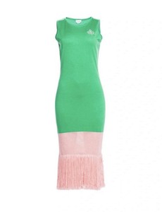 pink and green aka dress Dresses Manual wind