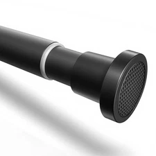 Shower Curtain Rod No-Drill,31-49 Inch,1" Diameter Spring Tension Curtain Pole