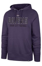 NWT Men s 47 Baltimore Ravens Hoodie Purple NFL Sz L 75