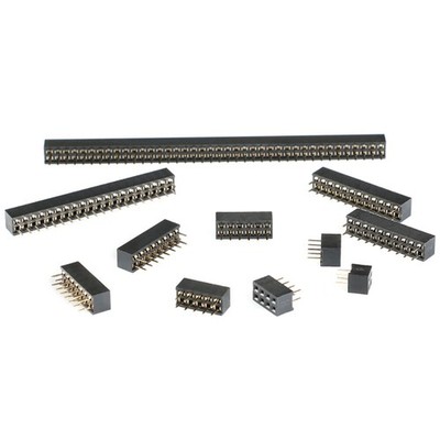 2,0mm Teilung Zweireihige Buchsenleiste Buchse 2~40P gerader PCB-Board-Anschluss