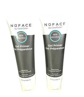 NuFace by CarolCole Gel Primer Hydrating Leave-On Formula 5 fl oz / 148mL Sealed