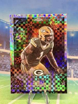 2025 Topps Chrome Football Fortune 15 Micah Parsons X-Fractor Packers