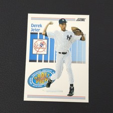1993 Score - Derek Jeter #489 (RC) Yankees First Round Draft Pick