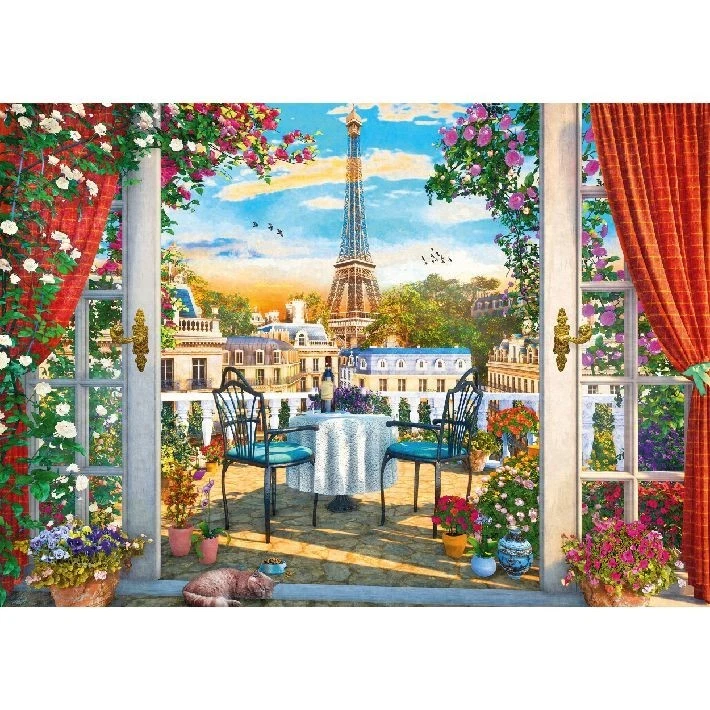 Puzzle Una terrazza a Parigi - 1000 pz - Schmidt 58976 - Immagine 2 di 2