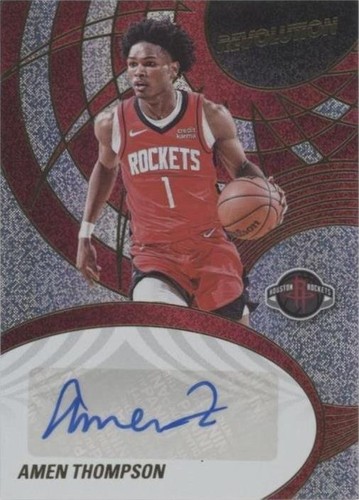 2024-25 Revolution Amen Thompson AU-AMT Auto /100 Houston Rockets 