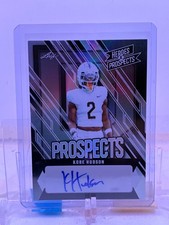 2024 Leaf Heroes & Prospects Silver AUTO #AP-KH1 Kobe Hudson 08/75