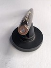 Vintage Parker 75 Cisele Sterling Silver Fountain Pen Flat Top 14K Nib Broad USA — photo 4