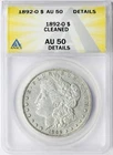 1892-O $1 Morgan Dollar ANACS AU50 Details Cleaned
