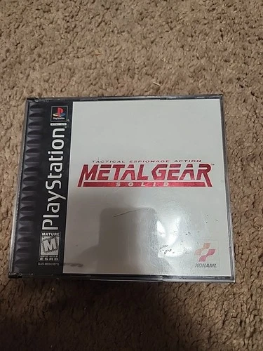 Metal Gear Solid Sony PlayStation 1, 1998 With Manual / Working