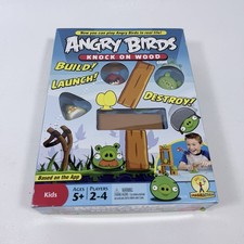 Angry Birds Knock On Wood Game 2010 Mattel 100 Complete Imaginaction Games