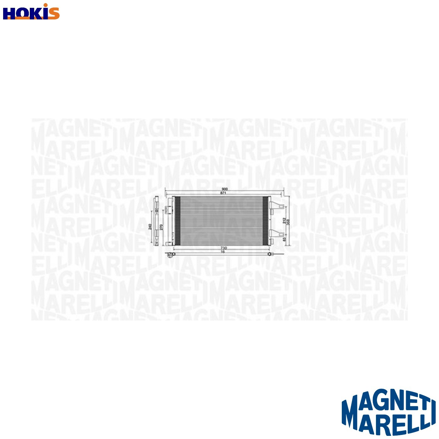 ✅Fits MAGNETI MARELLI 350203761000 condenser FIAT/CITROEN DUCATO, JU ⭐UK Seller⭐ - Image 6