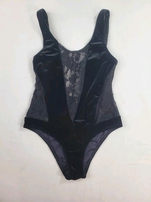 Lisa Blue Call of the Whale One-piece Women's Black Swimsuit Size: 4XS Pre-owned