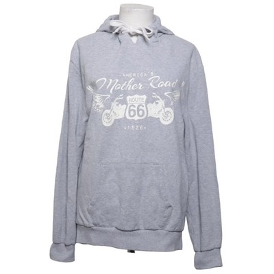Route 66, Kapuzenpullover, Größe: M, Grau, Baumwolle/Polyester/Viskose #5A0