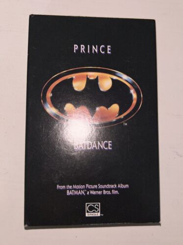 VINTAGE Batdance/200 Balloons Batman Soundtrack by Prince Cassette Tape Single