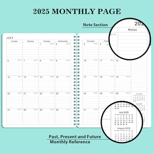 2025 Weekly Appointment Book & Planner - Daily Hourly Planner 2025, 8" x 10", - Picture 3 of 8