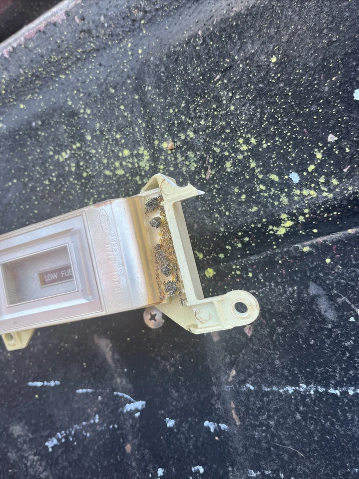 Lincoln Continental Mark V 1977-1979 indicador de advertencia de bajo combustible OEM MARK V Foto 2 de 4