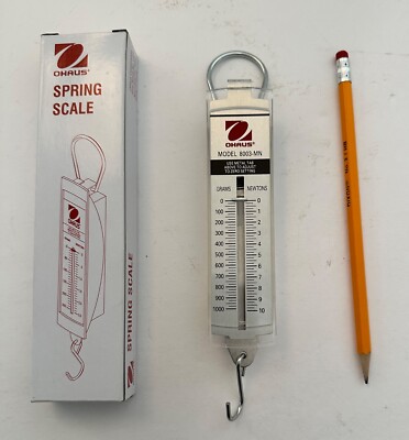 Ohaus 8003-MN Spring Scale 80000016 1000 grams 2.2 pounds