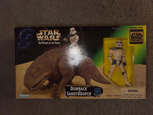 1997 Kenner Star Wars Power of The Force Dewback and Sandtrooper Action Figure - 第 1/9 張圖片
