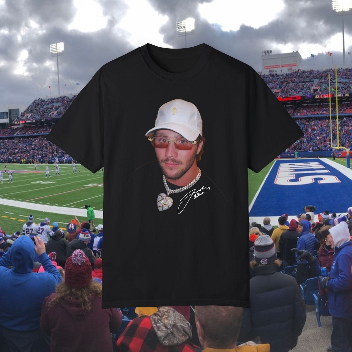 "This Team Makes Me Drink" Funny Buffalo Bills Football T-Shirt - Perfect For Bills Mafia Fans