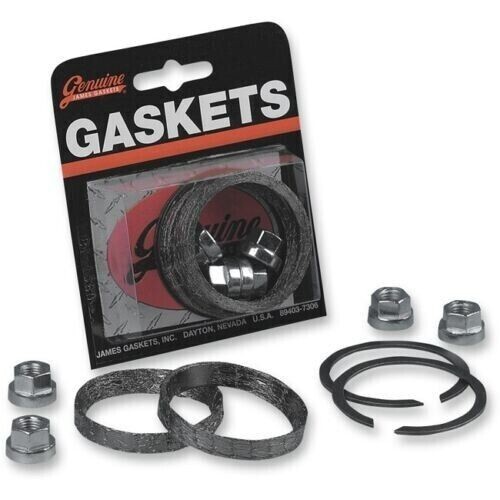 Kit guarnizioni collettori marmitte scarico Harley Dyna Softail Sportster HD - Foto 1 di 1