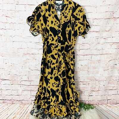 Corey Lynn Calter Anthropologie Annmaria Maxi Shirt Dress Womens Size XSP