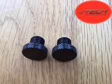 *2 x Aluminium Mirror Blanking Plugs* / Bolts-  Yamaha XJR 1300