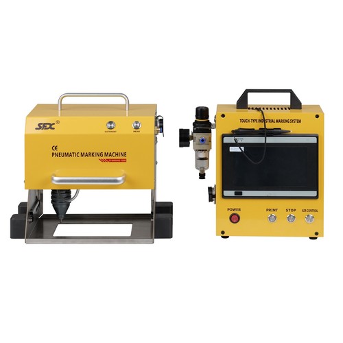 Powerful Pneumatic Engraver Dot Peen Metal Marker Engraving Machine 150x80mm - Picture 8 of 12
