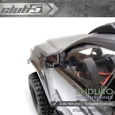 Foldable Side Mirror / Tailgate Handle for Element RC Knightrunner