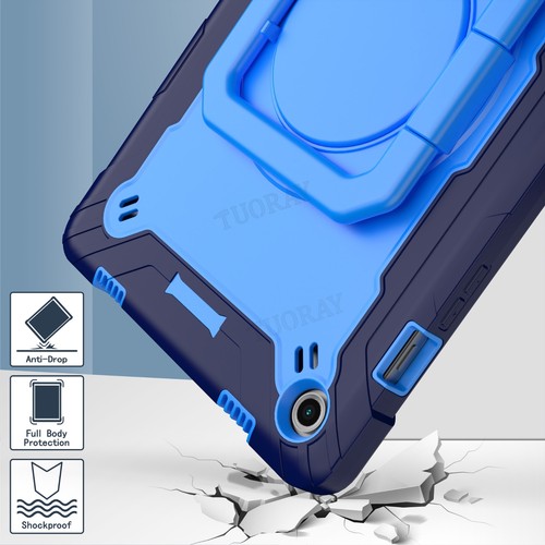 For Samsung Galaxy Tab S9 FE S8 S7 A9 Plus A8 A7 Hybrid Rugged Case Stand Cover - Picture 33 of 46
