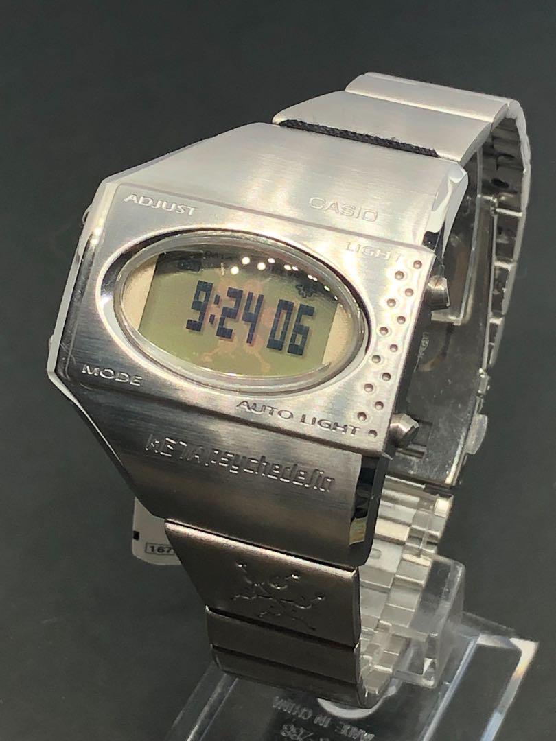 未使用品 CASIO ME-100 META psychedelia 腕時計